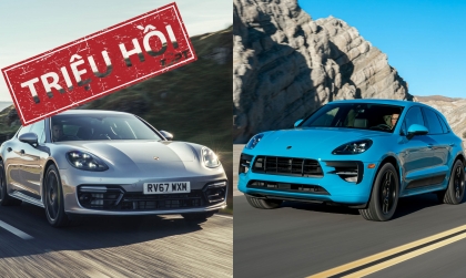 Triệu hồi Porsche Macan và Panamera do lỗi dây an toàn